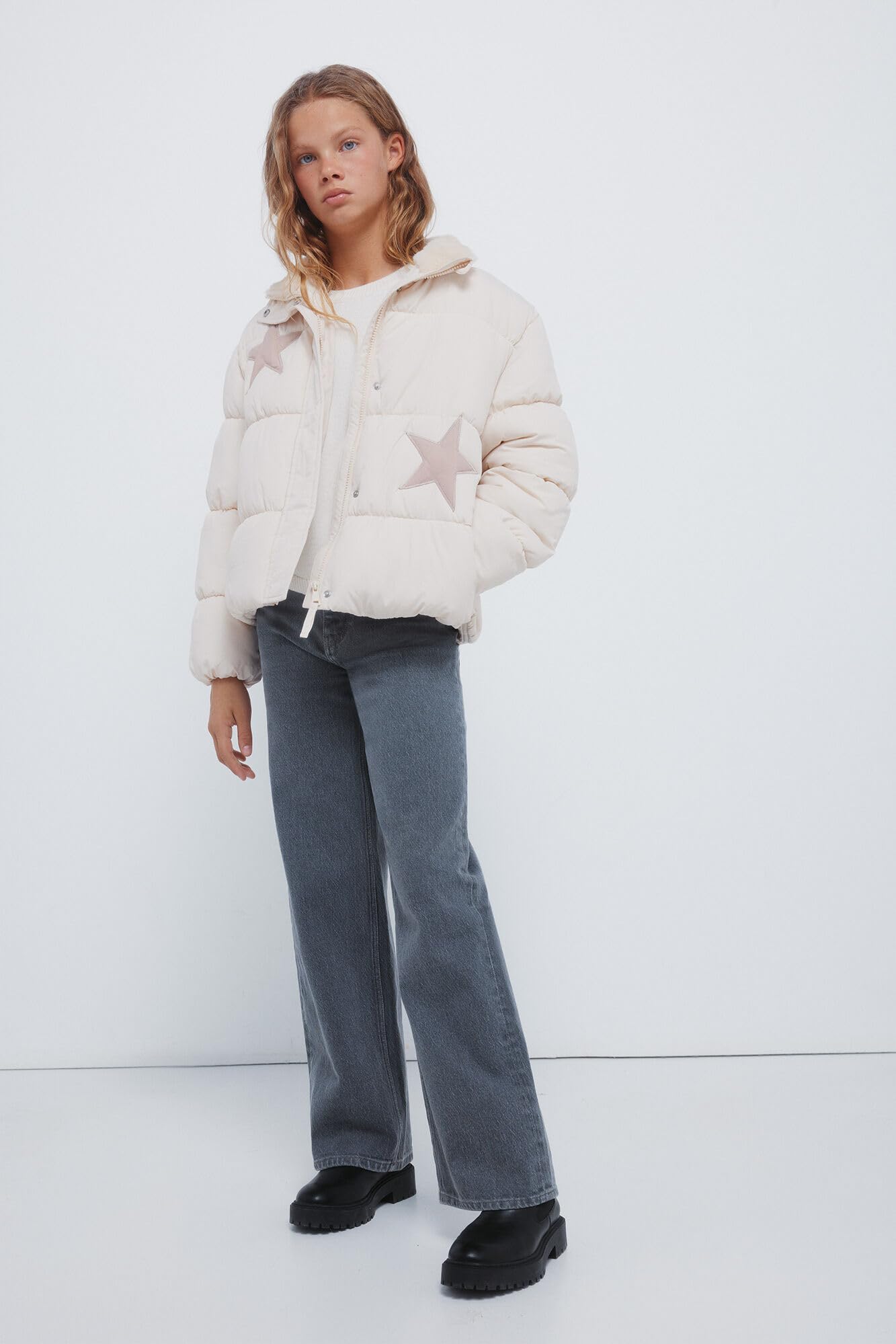 SPRINGFIELD Padded Stars Coat JACKET Niñas