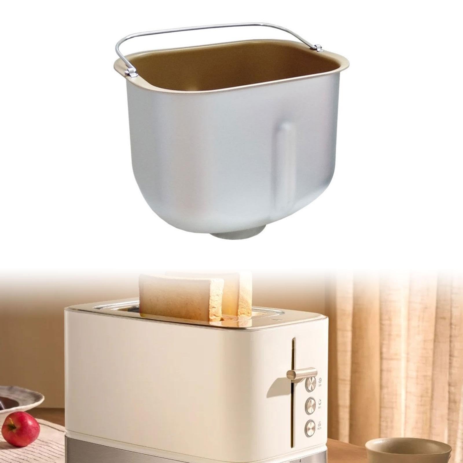 Cubeta Interior Rectangular para Máquina de Pan, para Uso Comercial en Cocinas Y para Mezclar