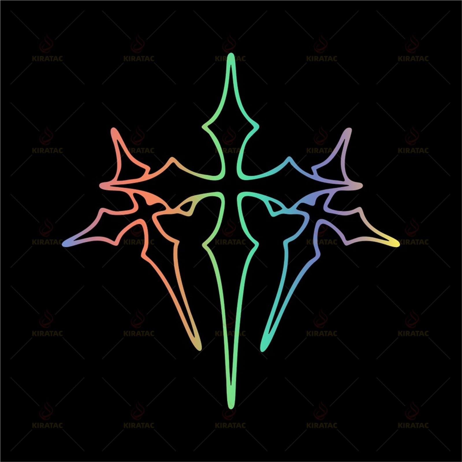 HAfgDJ 1PC Cross Motocycle Stickers Waterproof for Motorbike Fuel Tank Helmet Front Fairing