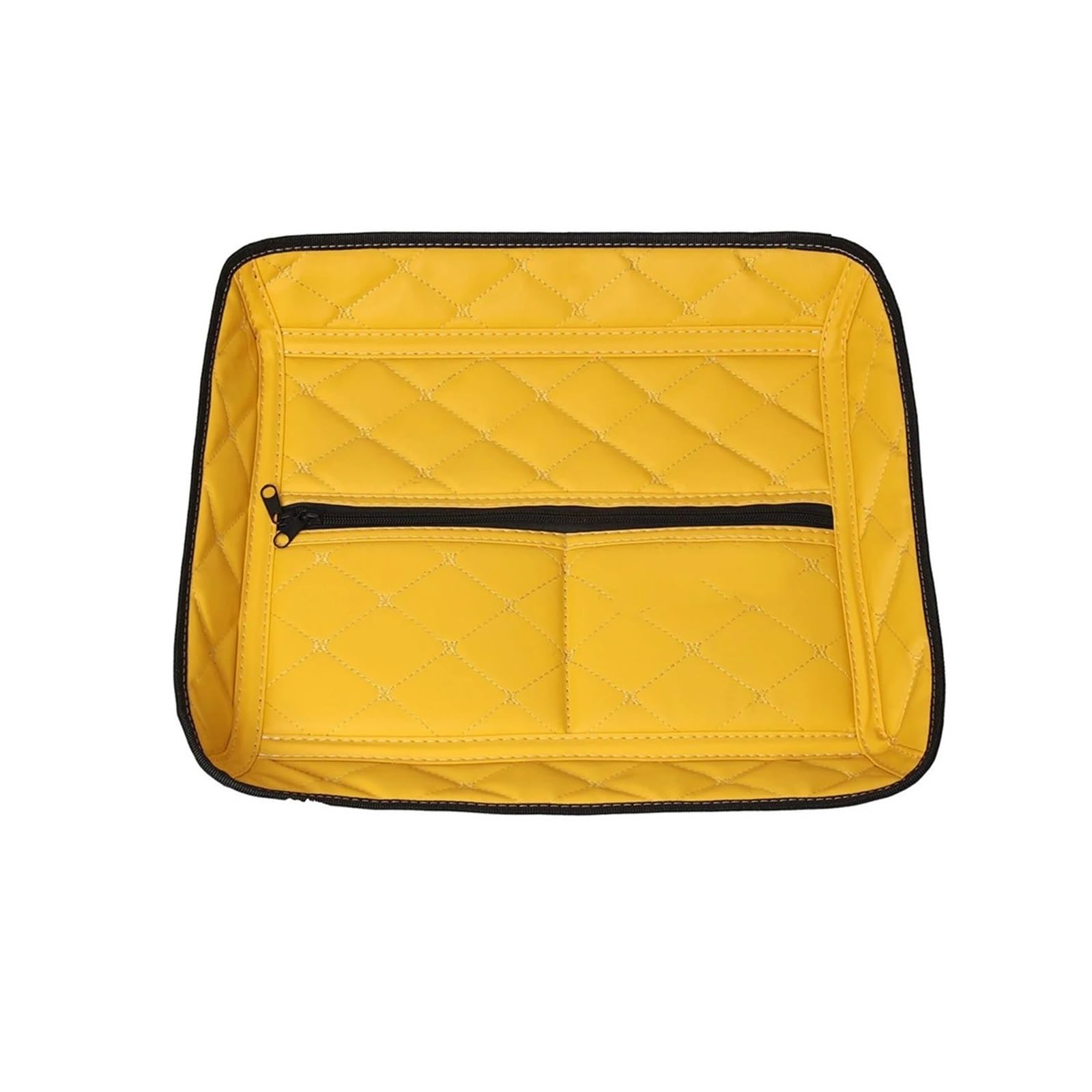 motocyklowyTopcase 45L Motocyklowy Top Box Tylna pokrywa bagażnika Podkładka Tylna Skrzynka narzędziowa Wewnętrzna wyściółka Poduszka Skóra PU bagażnika motocykla(Yellow)