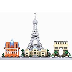 Architecture Beach House Micro Building Blocks Set(2710PCS) - Architectural Model Toys Gifts for Kid and Adult,Fun Gifts for Beach Enthusiasts by The Seaside