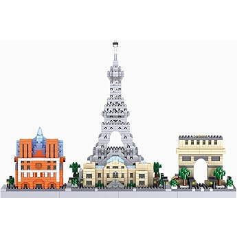 Architecture Beach House Micro Building Blocks Set(2710PCS) - Architectural Model Toys Gifts for Kid and Adult,Fun Gifts for Beach Enthusiasts by The Seaside