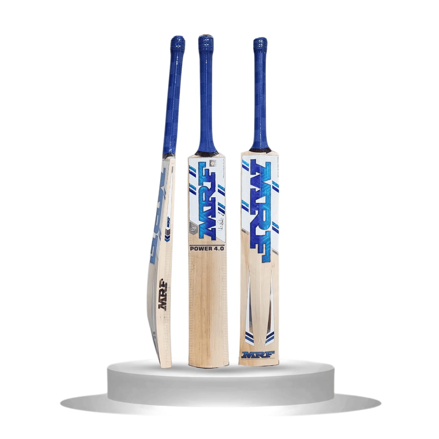 MRF Power 4.0 English Willow Cricket Bat – SH | Grade 7 Professional Cricket Bat for Powerful & Controlled Performance | Elegant Grains Tape for Blade Protection