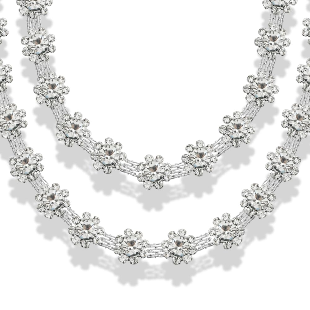 Chaîne de 10 mm strass fleur travaux manuels et projets créatifs
