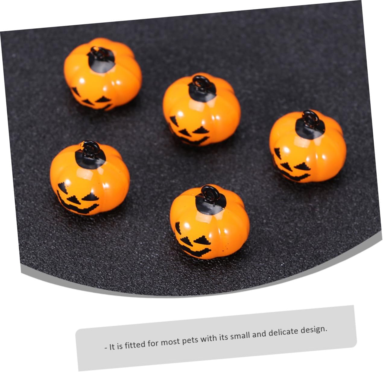 5pcs Pumpkin Bell Pendant Keychain Creative Halloween Charm for Pet Collars Bags and Phone Decorations Unique Festive Accessories for Holiday Parties image 2