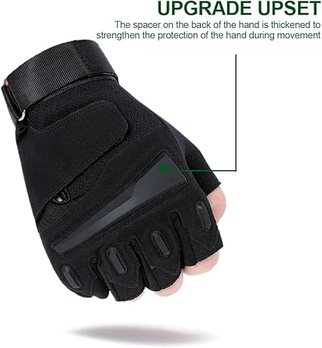 Miniatura 3 de Goferlaa Guantes de entrenamiento para hombres y mujeres, utilizados para ejercicio, táctico, montañismo, al aire libre, motocicleta, guantes sin