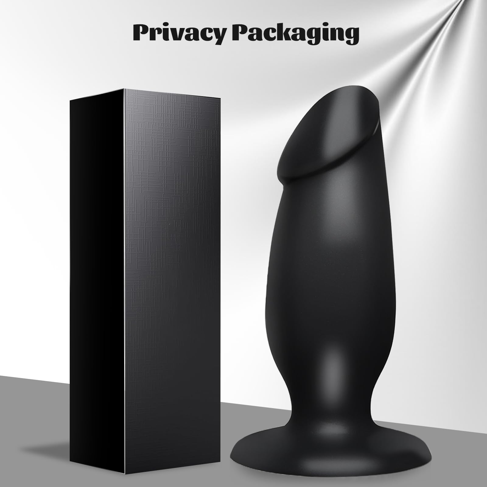Super Long Thick Anal Butt Plug Trainer Sex Toys, 10.2 Inch Large Butt Plug Thread Anal Plug Big Anal Dildos Anus Dilator Anal Sex Toy for Adult Men Women Couples Prostate Massage Advanced Anal Play: Black
