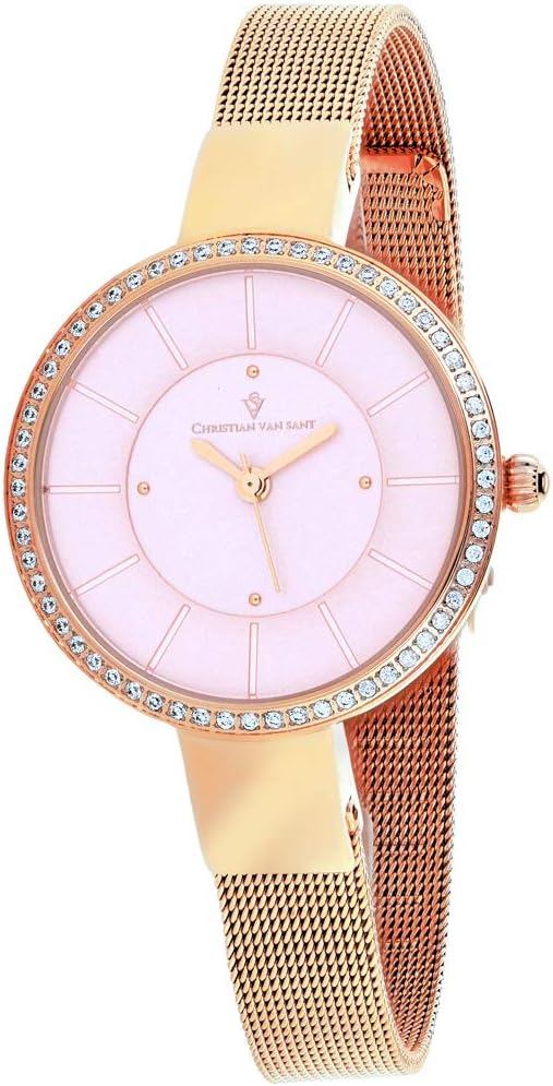 Women's CV0223 Reign Analog Display Quartz Rose Gold Watch