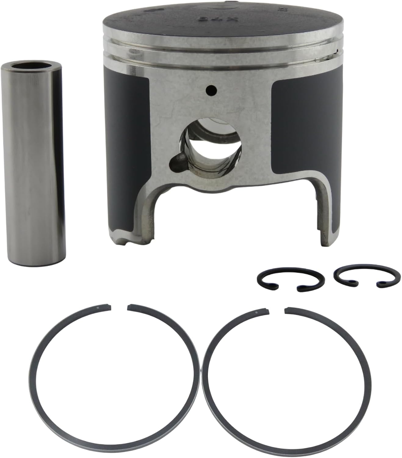 Asaki 64X-11636-00 65U-11636-00 Oversize 0.50 Piston Kit 84.50 mm Bore Replacement for Yamaha 760 1200 Series PWC 1996-2005