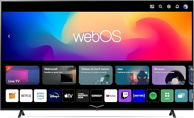 LG TV LED 2023 | 86UR76 | 86 Pouces | UHD | Processeur α5 gen 6 AI 4K