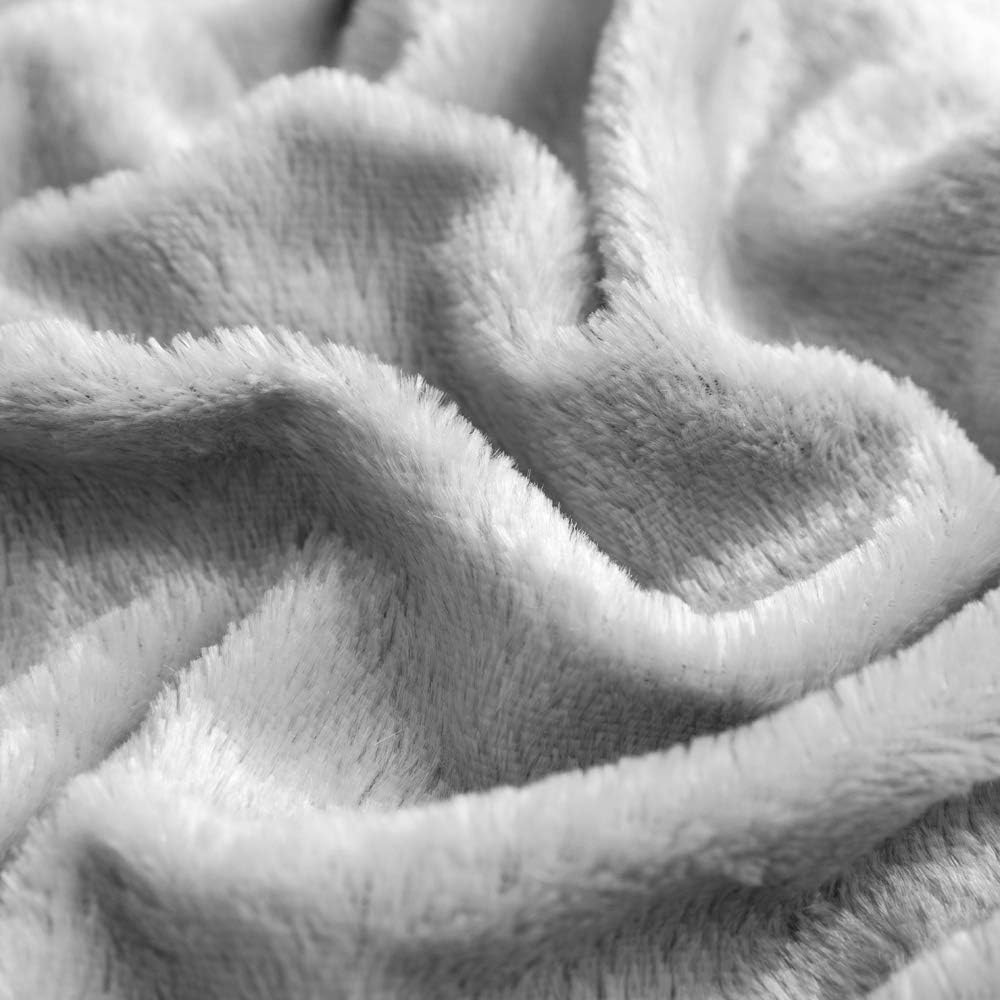 ANRODUO Pack of 2 Grey Throw Pillow Covers Luxury Fluffy Pillows Faux Fur Decorative Pillows Plush Cushion Case Fuzzy Mongolian Merin Style for Bed Couch Sofa and Living Room Home Decor 20x20 Inch - Image 6