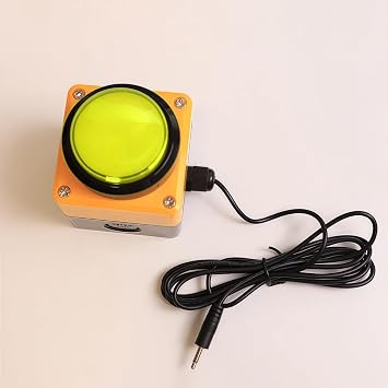Programmable USB Macro Enter Keypad, One-Handed Customizable Buttons with Macro Keys, Control Switch for Gaming, Streaming,PC, PS5, Customized Combination Buttons, Yellow
