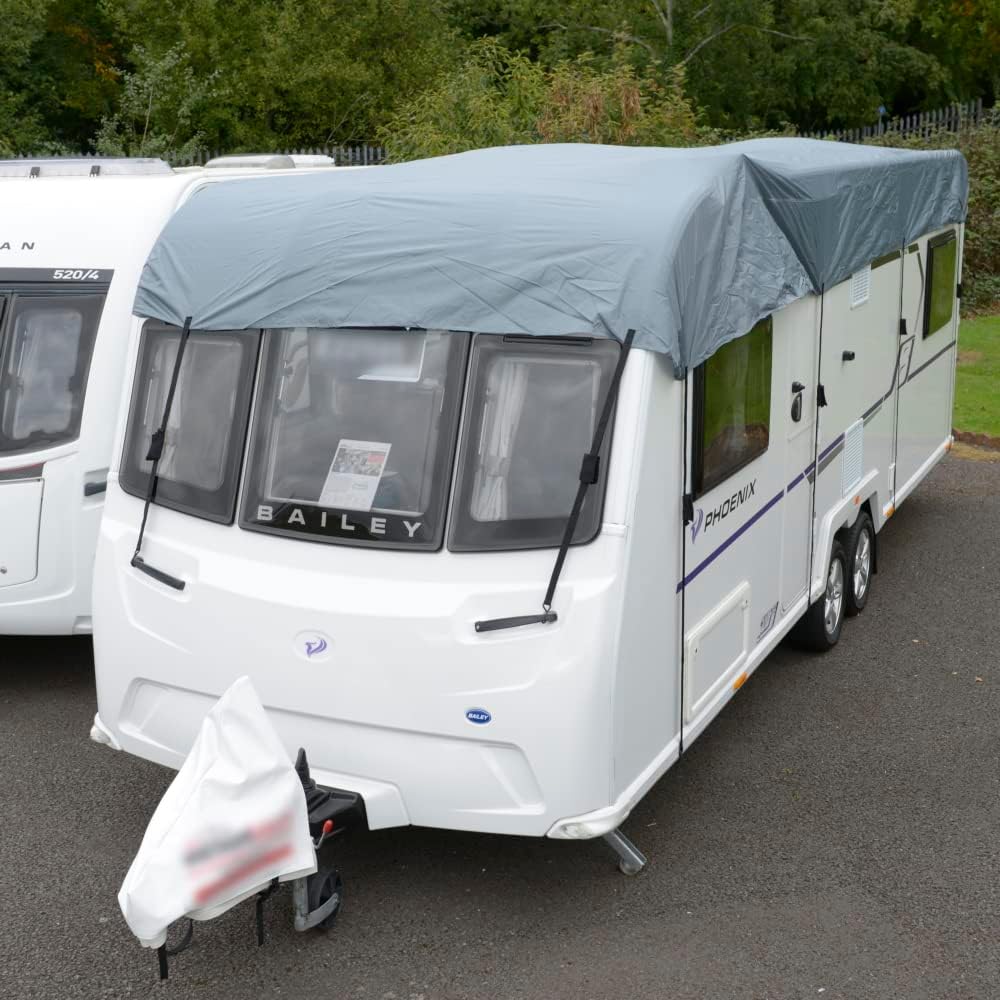 UK Custom Covers CTC787GREY Caravan Top Roof Cover Waterproof Heavy