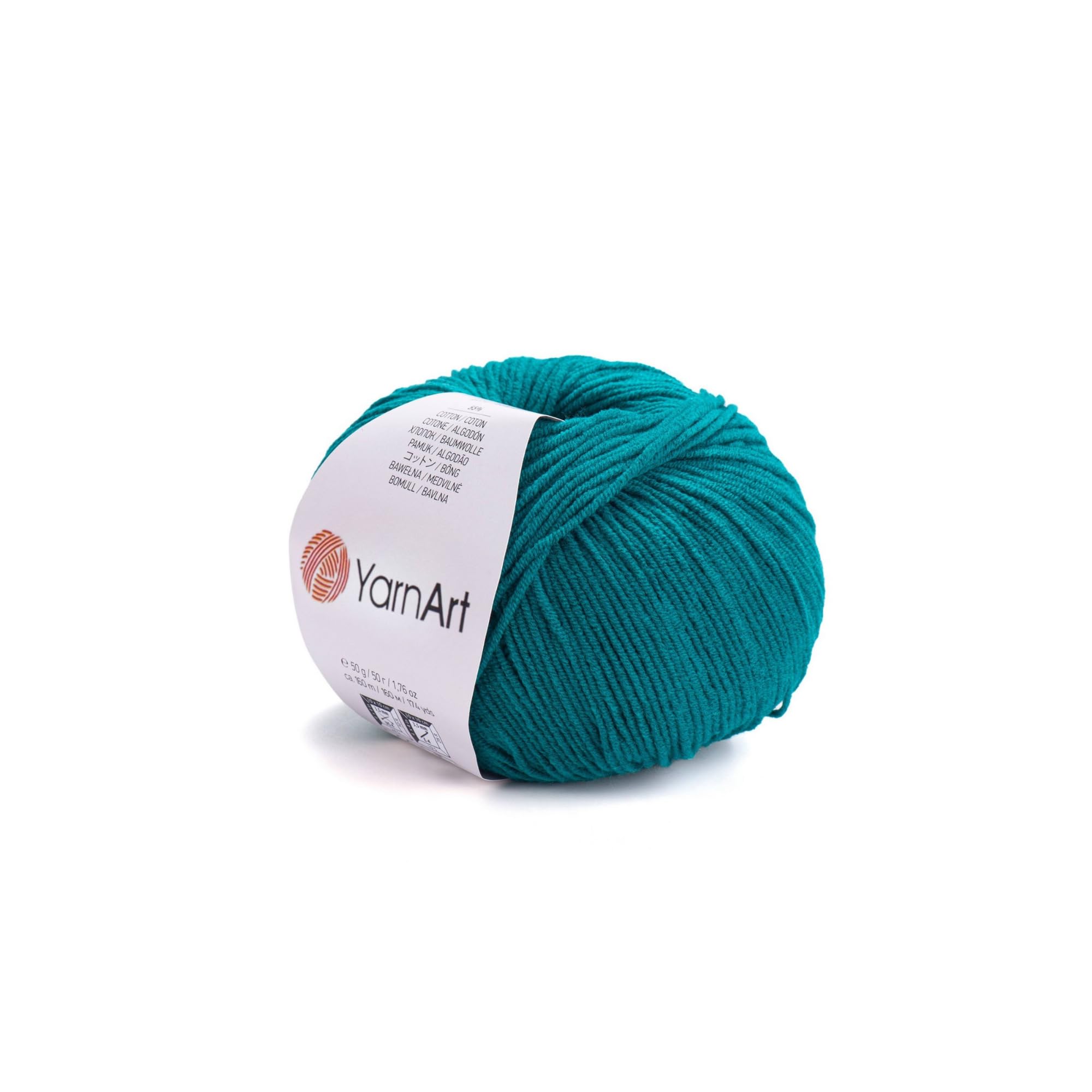 Yarn Art 55 percent Cotton 45 percent Acrylic YarnArt Jeans Sport Yarn 1 Skein/Ball 50 gr 174 yds (63) — image 1