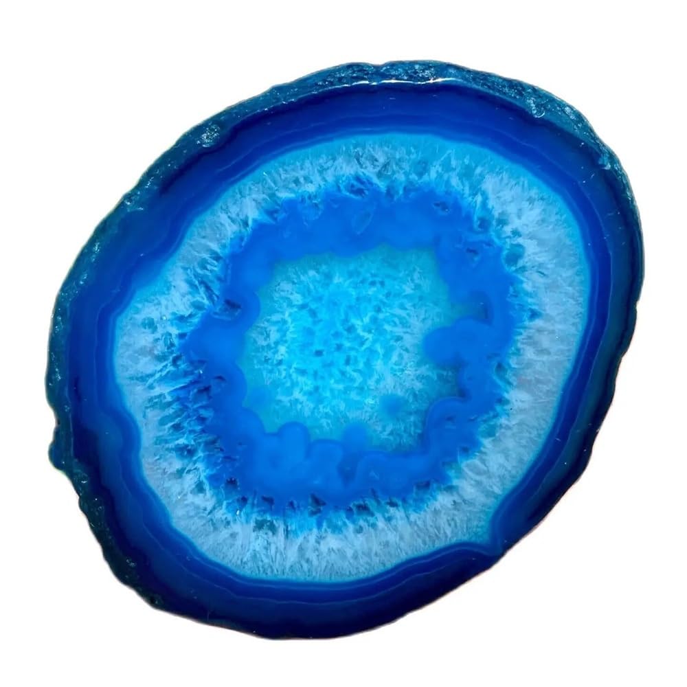 AUOQKQUT Agate Stone Slice Crystal Home Office Decoration Ornaments Decor