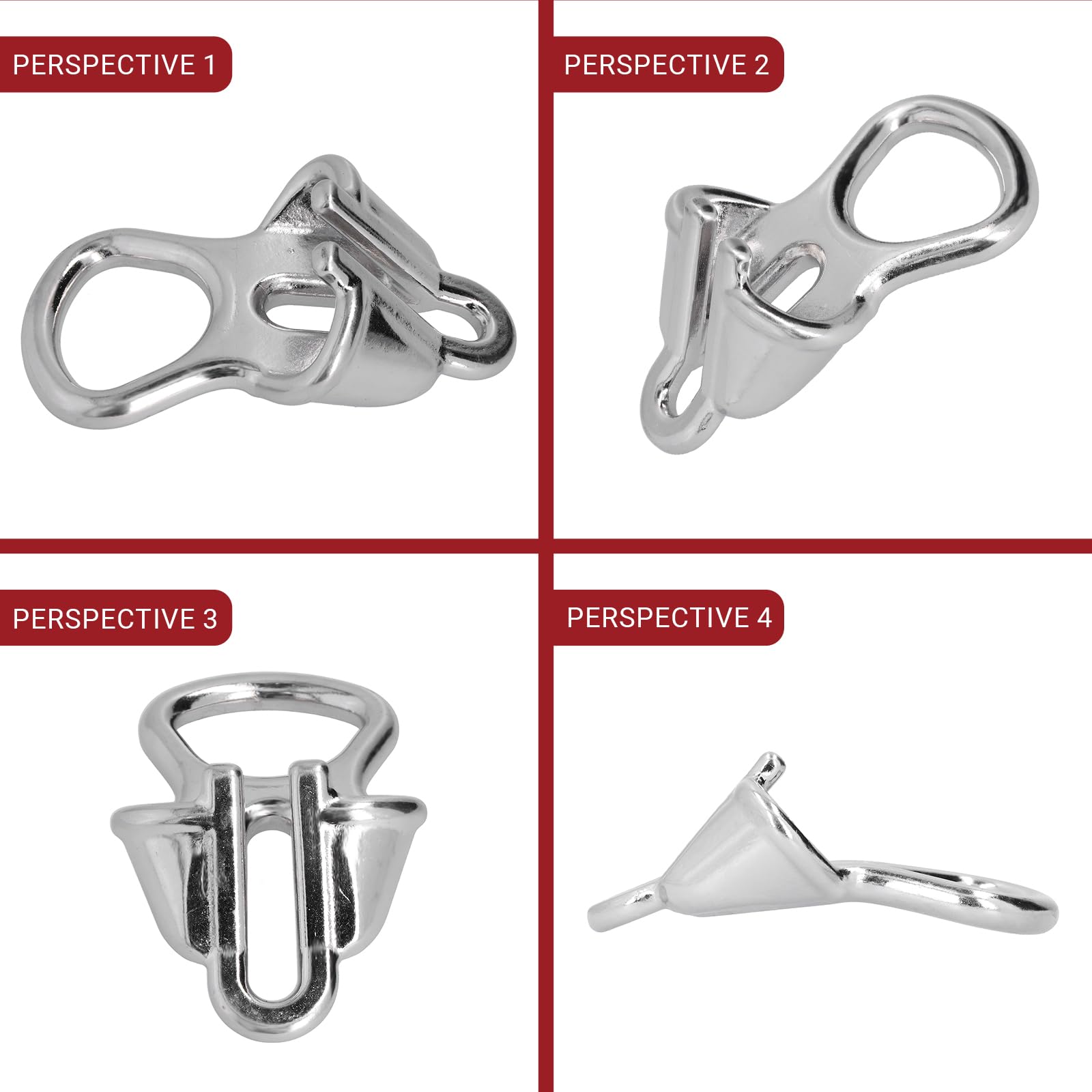 OUKENS Serrure de chaîne d'ancre, pour dispositif d'amarrage de corde de serrure de chaîne d'ancre de chaîne de 0,4 à 0,5 po Quincaillerie en acier inoxydable 316