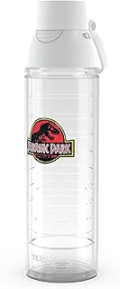 Venture Lite Universal Jurassic Logo Made in USA Double Walled Insulated Tumbler Travel Cup Keeps Drinks Cold & Hot, 24oz Water Bottle, Classic