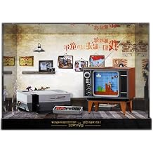 Acrylic Display Case for Lego Super Mario Nintendo Entertainment System 71374 Model - Dustproof Anti-UV Storage Box Background E