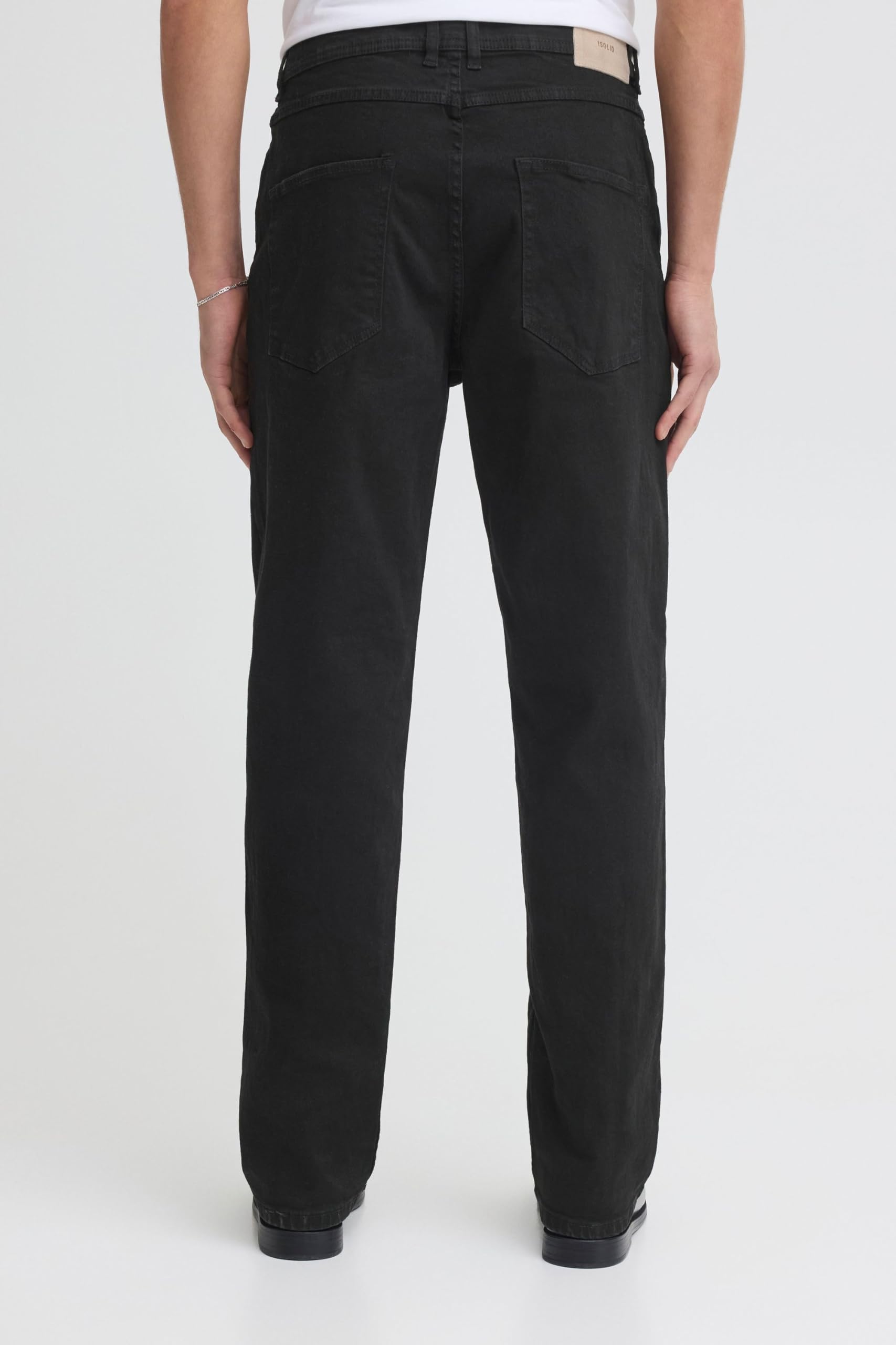 !Solid SDMONTY Ryan, Pantaloni in Denim da Uomo, con Passanti per Cintura, Tasche Laterali, Dettagli dell'Etichetta, Leggermente Elastici, Misto Cotone, vestibilità Regolare