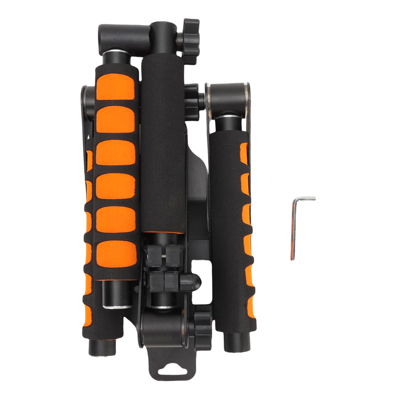 Luqeeg Kit de Stabilisateur d'épaule pour Appareil Photo, Support DSLR à Poignée Réglable, Stabilisateur de Poignée avec Support de Caméscope, Idéal pour Les Cinéastes Vloggers Live Streamers