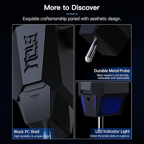 Miniatura 6 de BIQU MicroProbe V2.0 Kit de actualización de sensor de nivelación de cama automático con soporte de metalboquilla MK8, alta precisión para Ender