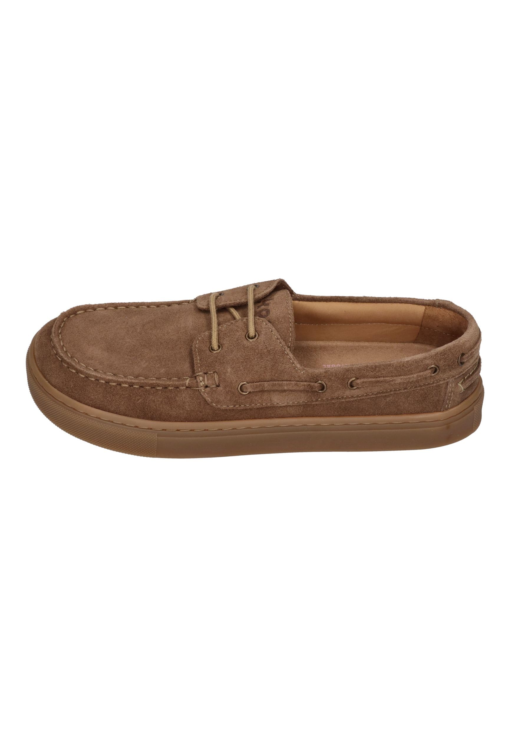 KOEL Barefoot Damen Halbschuhe Bootsschuhe HIVERA Suede Taupe