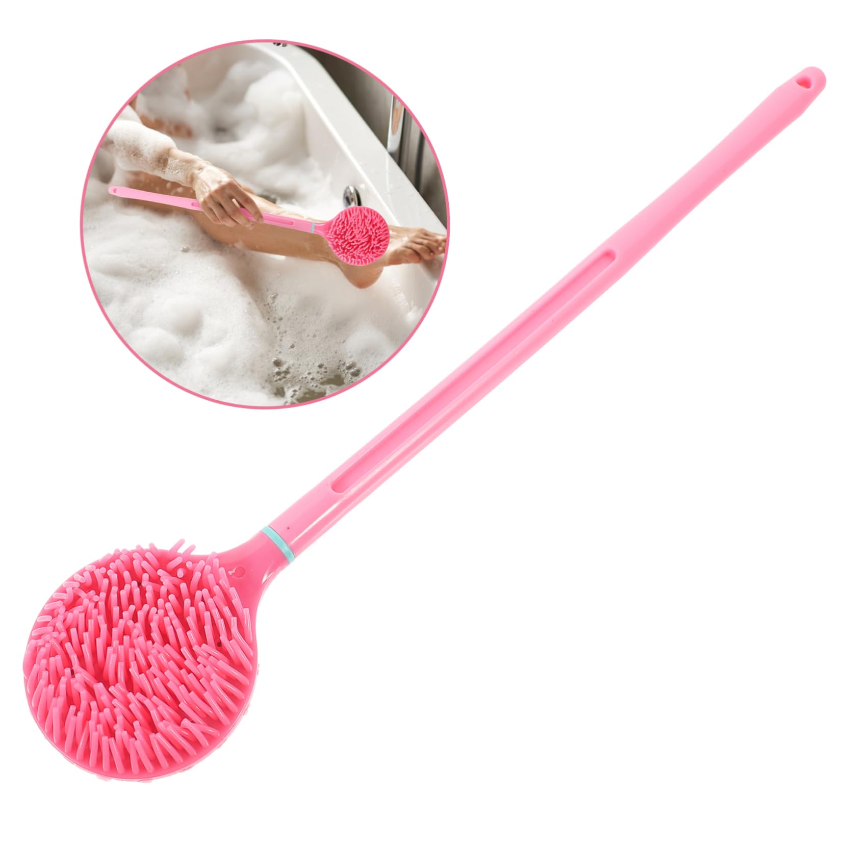 Angoily 3 Juegos cepillo de baño esponjas para el cuerpo esponja de silicona para platos esponja baño depurador de ducha suministro de baño Spa cepillo exfoliante almohadilla trasera niño