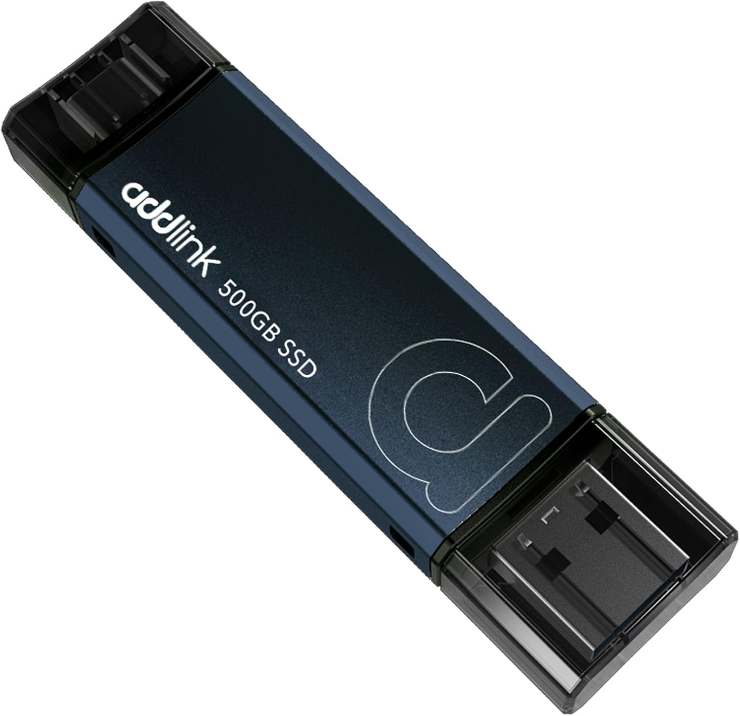 Addlink P50 1TB Mini Portable SSD Stick 1050MB/s USB 3.2 Gen 2 Dual Type-C & Type-A Thumb Drive External Solid State Drive for iPhone 16/15 Pro Max ProRes,Steam Deck, PS5, Teslacar (Metal)