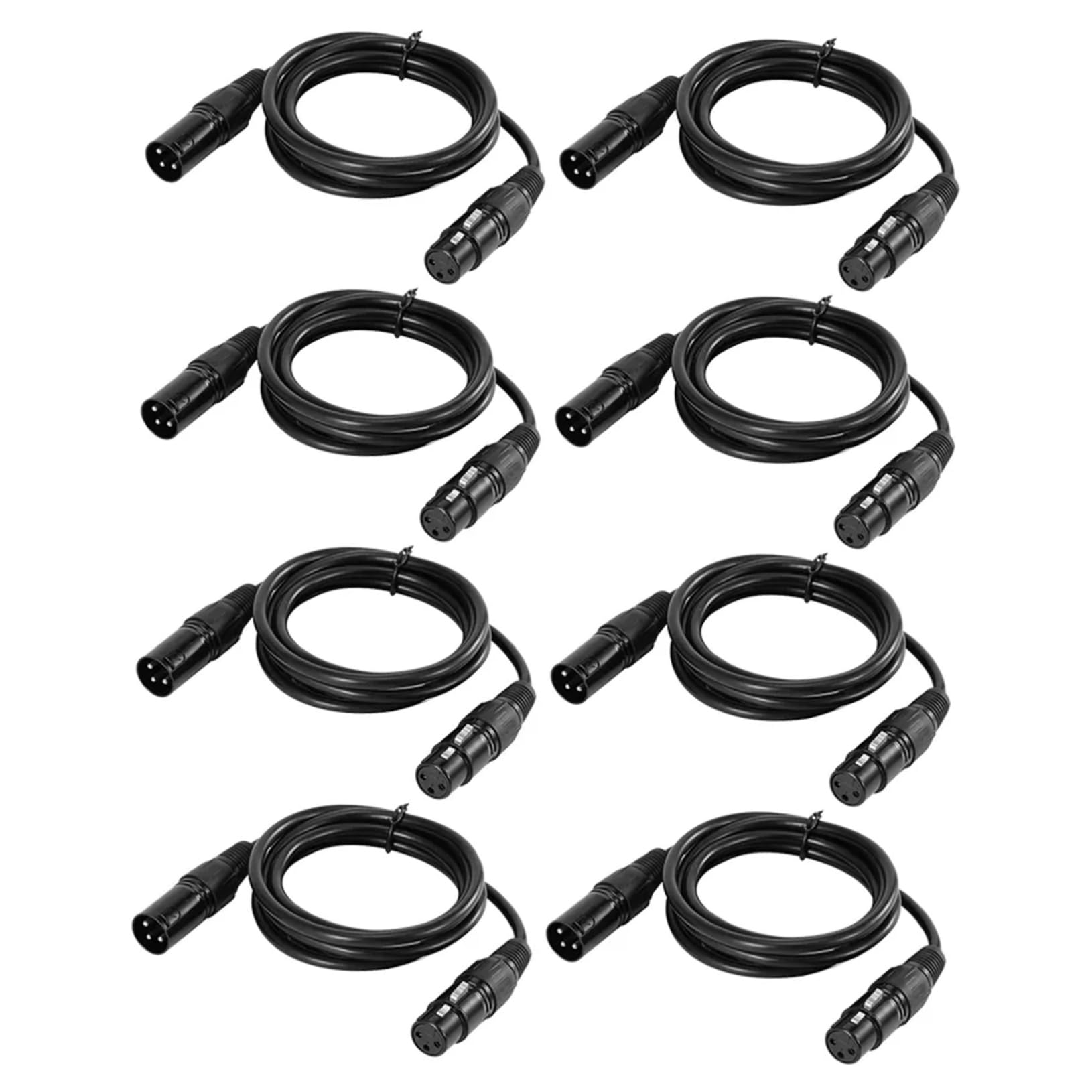 SHOWERORO Cavi Per Illuminazione Da Palco 3 Fili Per Da Palco in Metallo E Plastica Lunghezza 1 M Nero