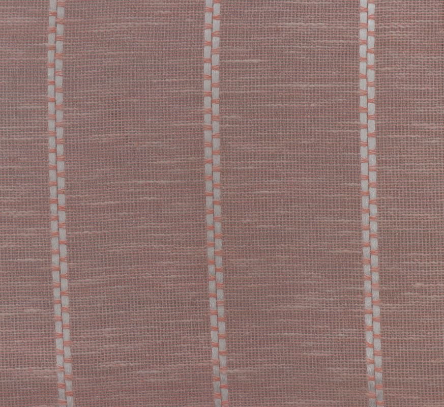 Image of Exporthub Sheer Linen Cotton Curtains for Long Door 8 Feet Set of 2, Pink - Light Filtering Breathable Fabric Drapes for Living Room & Bedroom (EHSPR051 84)