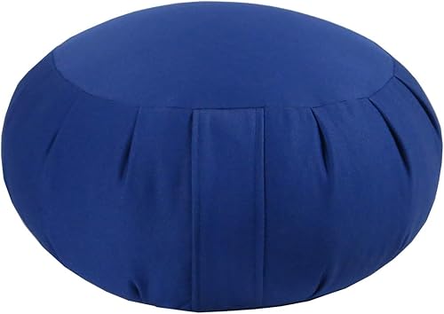 Miniatura 5 de Cojín de meditación Zafu de trigo sarraceno Verde -Oliva