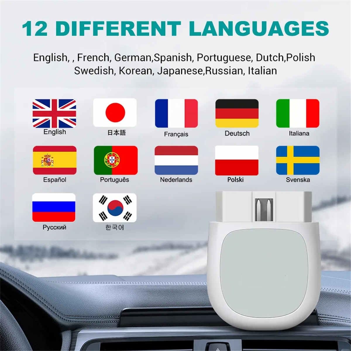 AP200 Bluetooth OBD2 skaner samochodowy OBD 2 TPMS narzędzie diagnostyczne pełne systemy skanowania narzędzia PK MK808