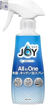 Joy All-in-One Foam Spray Dishwashing Detergent, Mild Fragrance, 300ml