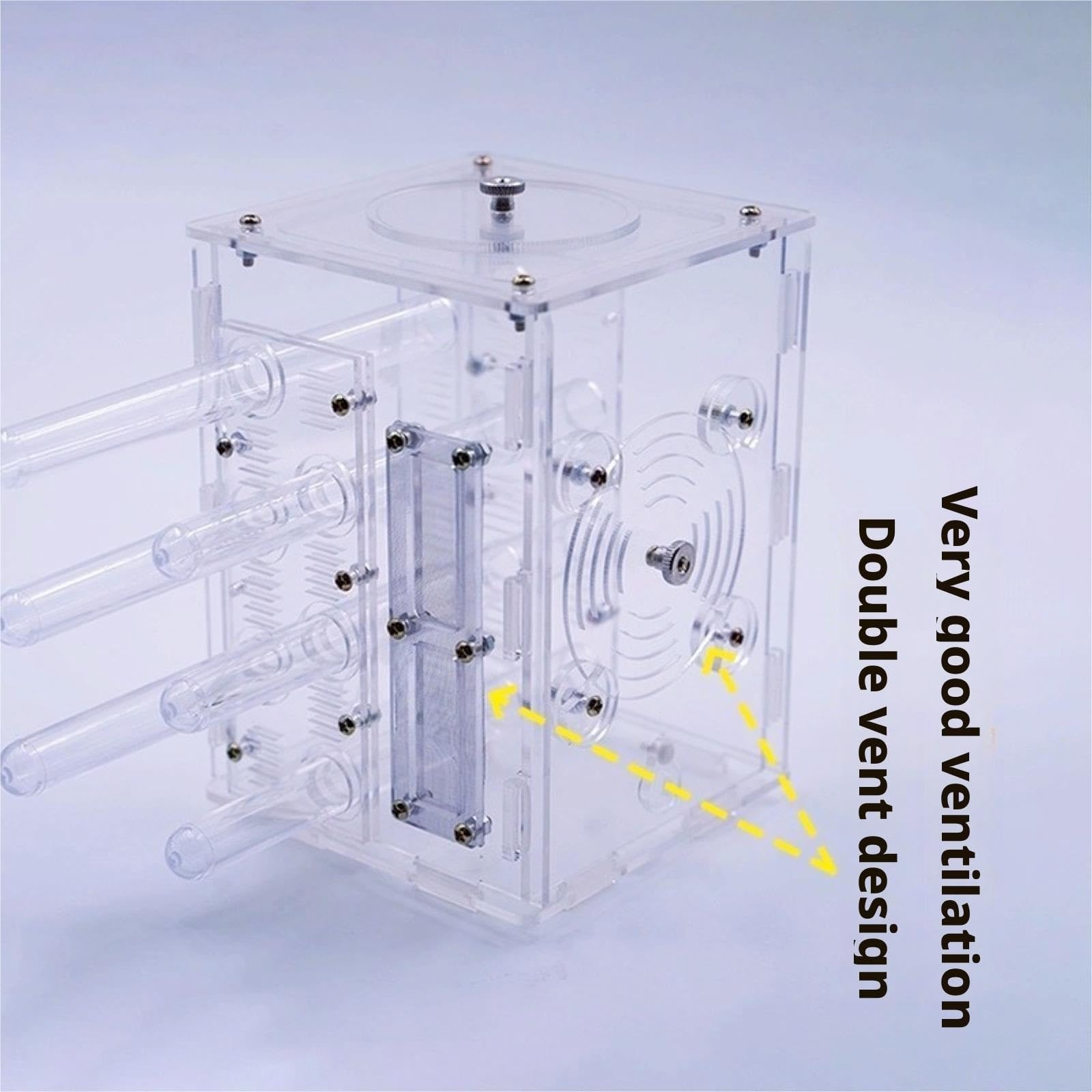Formicarium， Transparente Ameisenfarm Aus Acryl, Nest, Insektenzucht-Beobachtungsbox Insektenhaus Zum Ameisen Beobachten(18cm Diameter Test Tube)