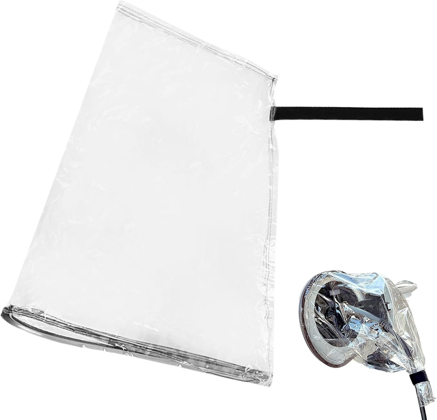 Protector de enchufe de carga para vehículos eléctricos – Protector de puerto de carga transparente – Cubierta impermeable para cargador de vehículos eléctricos para uso en exteriores, garaje, viajes, camping –