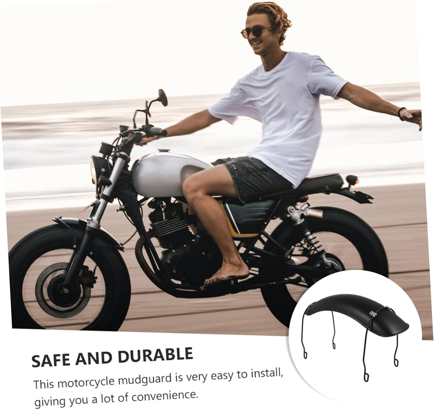 Motorcycle Accessories Front Mudguard Motorbike Modification Mud Guard Corrosion Impact Resistant Splash Guard for Motorcycles