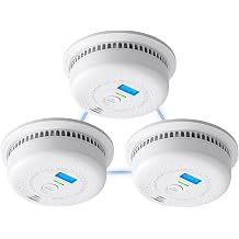 X-Sense Wireless Interconnected Combination Smoke & CO Alarm, 3-Pack | 10-Year Sealed Battery, UL 217 & UL 2034 Certified