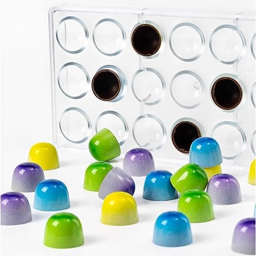Miniatura 3 de Molde de bombón de chocolate con forma de campana, molde de trufa de policarbonato, chocolates caseros, cubiertos de dulces, herramienta de bricolaje