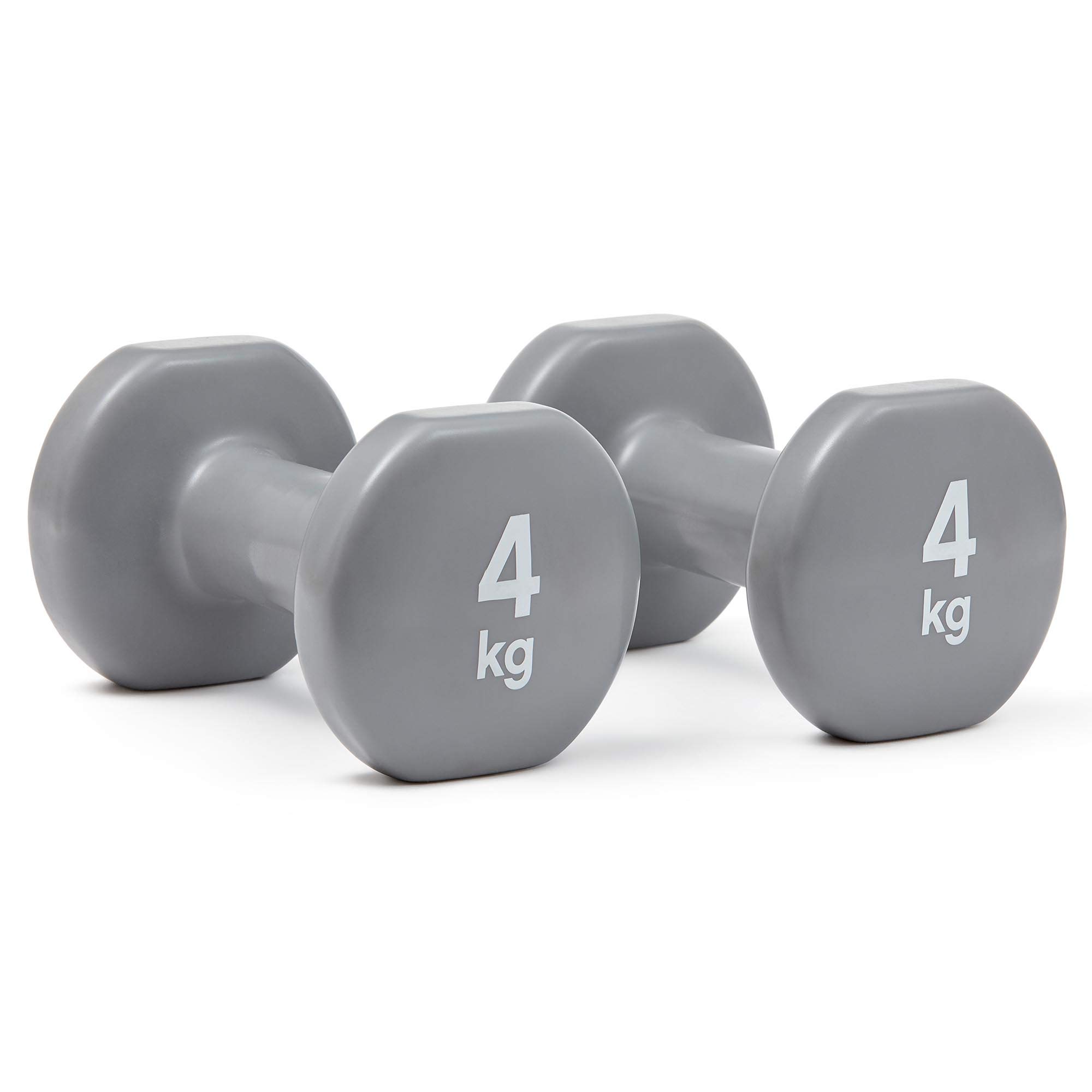 Reebok Unisex's Dumbbells, Grey, 4 kg