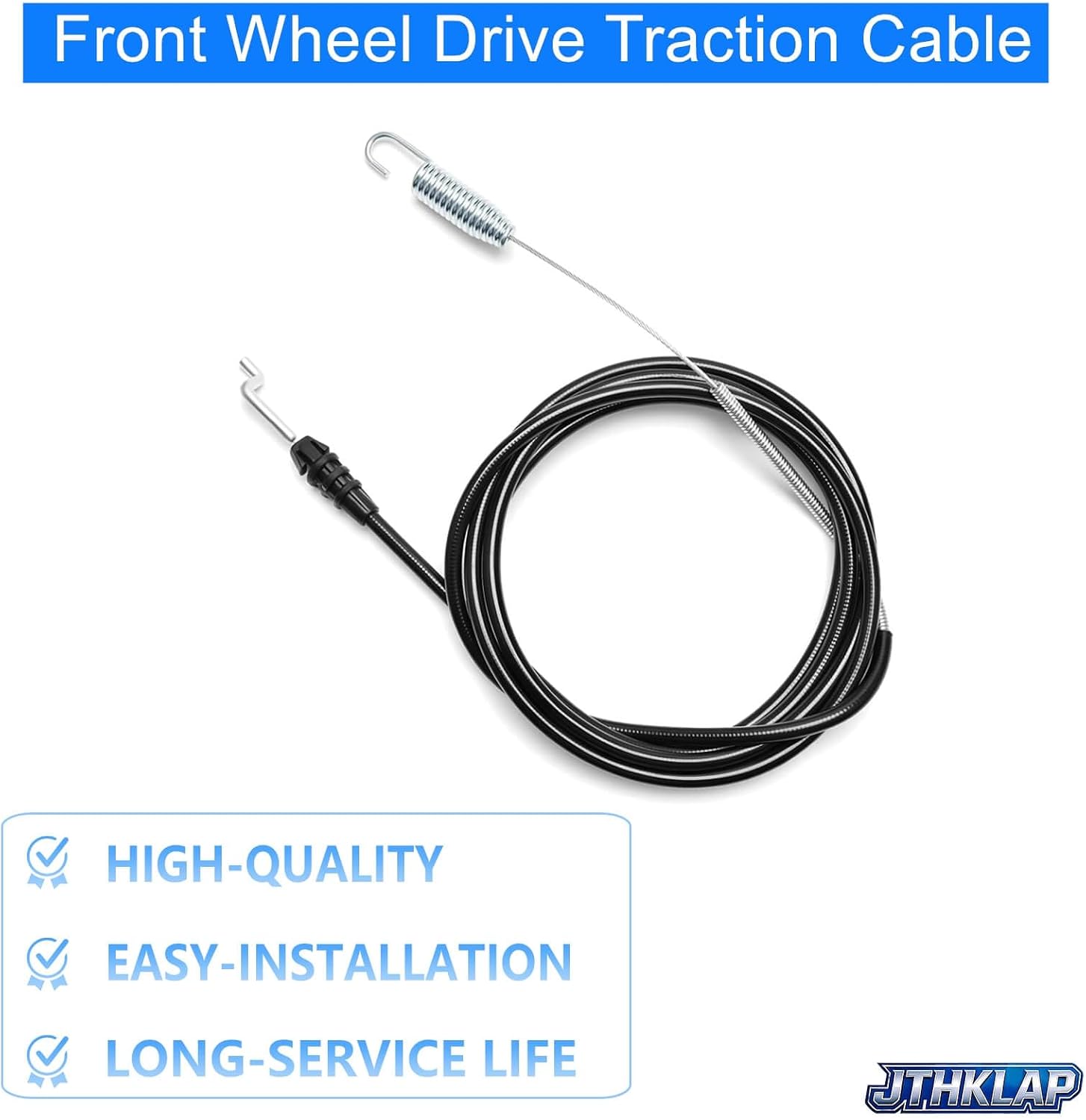 Front Wheel Drive Traction Cable Compatible with Toro 22 Inch Recycler Lawn Mower Models 21442 21445 21447 21770, Replace 140-3947