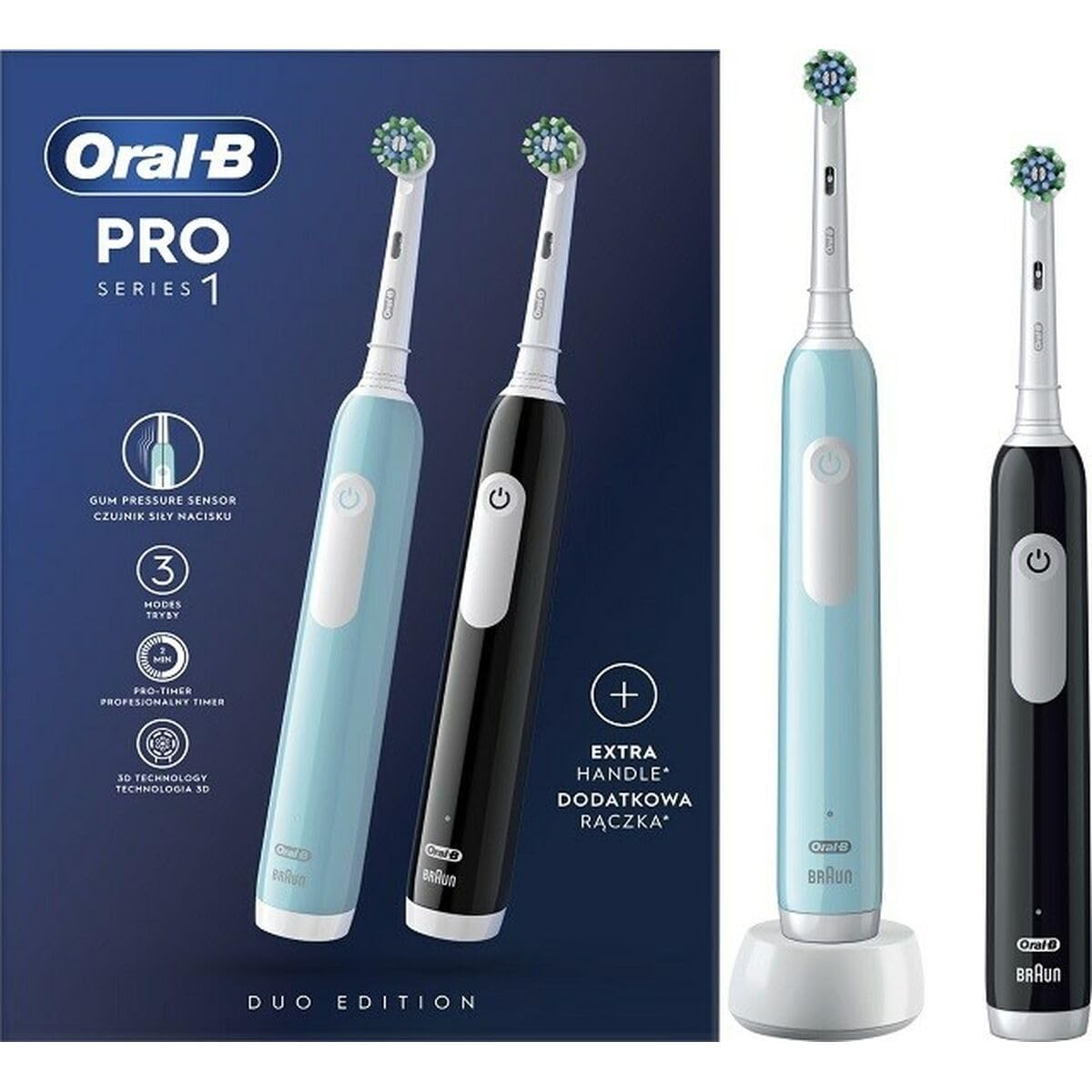 Cepillo de Dientes Eléctrico Braun PRO1 Duo Pack - Marca: Braun - EAN: 8006540789193