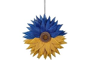 Sunflower Ukraine Flag Stand with Love & Support Mirror