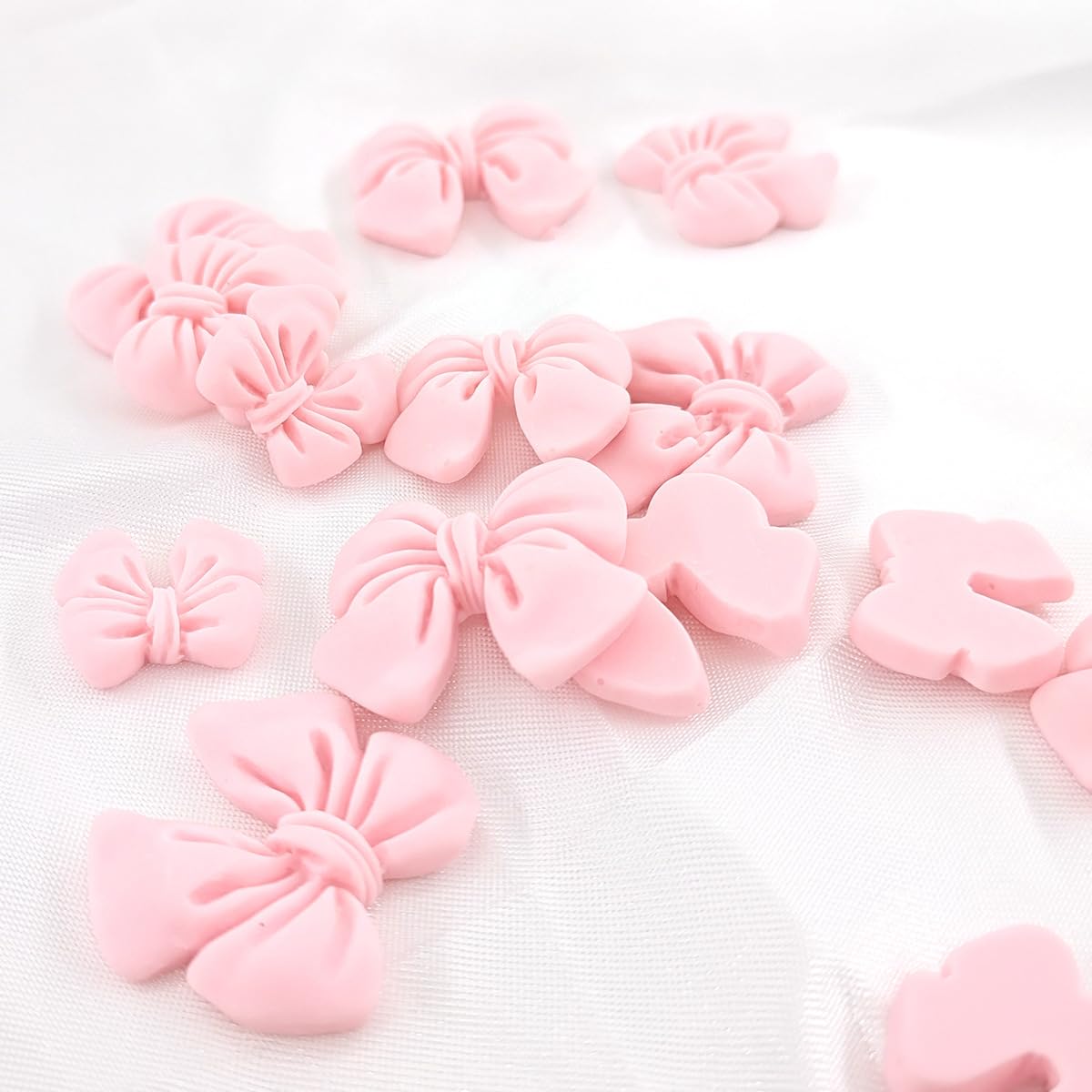 Fornure per feste a tema con fiocco per ragazza Toppers per cupcake con fiocco rosa Cannucce di carta per addio al nubilato Fiocco Coquette Decorazioni per feste di compleanno  15
