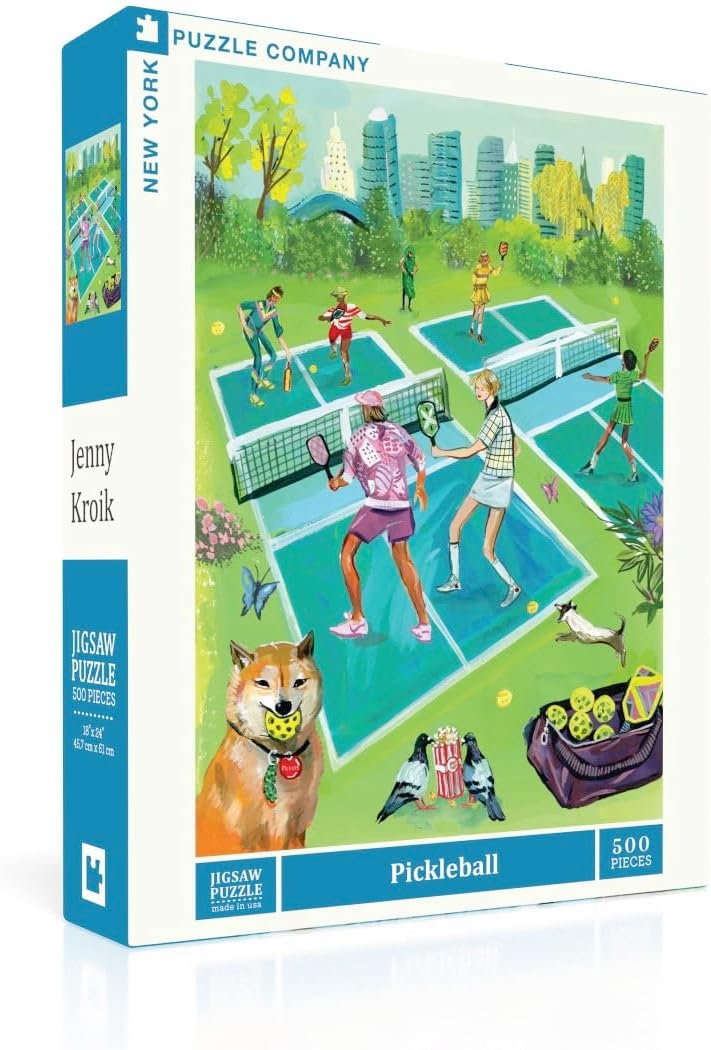 New York Puzzle Company - Jenny Kroik Queen of The Green - 500 Piece Jigsaw Puzzle for Adults by Jenny Kroik