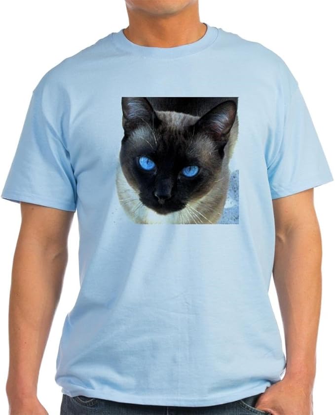 CafePress Sam The Siamese Cat_1Crop_Large T Cotton TShirt Amazon.co