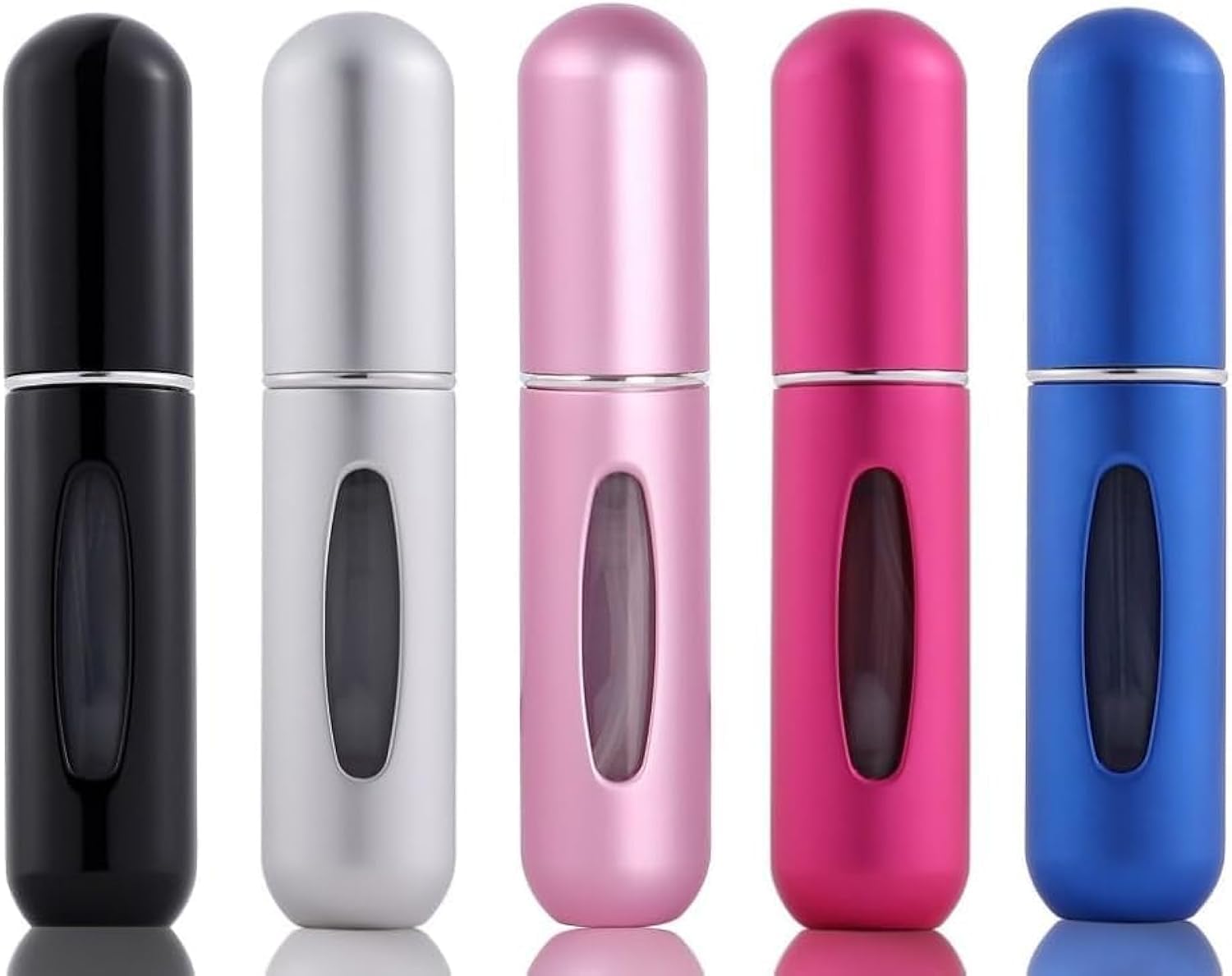 Sponsored Ad – SKY-TOUCH 5Pcs Perfume Atomizer Bottle: Portable Mini Empty Spray Bottles Refillable Cologne Dispenser Scent Pump Case for Travel Outgoing (5ml)