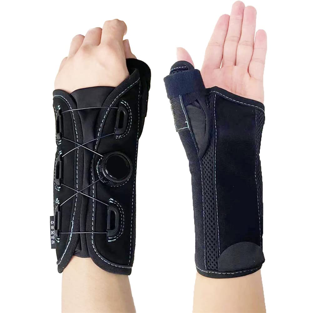 Boa Micro verstellbare Handgelenkstütze/Unterstützung/Bandage für Handgelenkverletzungen, Schmerzen, Karpaltunnel, Sehnenscheidenentzündung und Arthritis.,Right,S