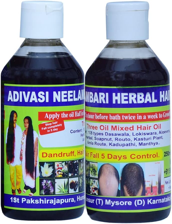 Adivasi Neelambari Herbal hair oil (250 ml)
