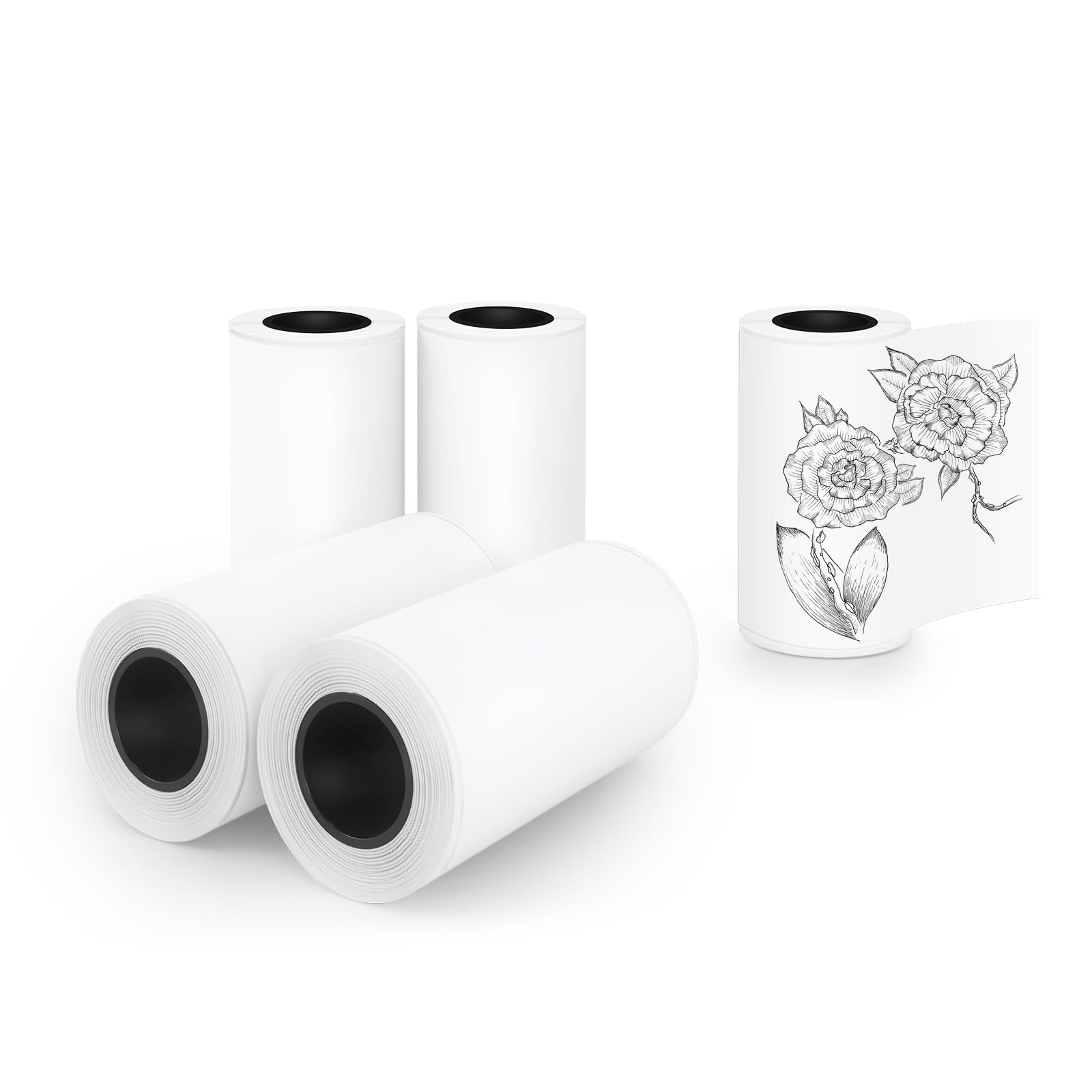 5 Rolls Mini Printer Sticker Paper for M02/T02/M02S/M02Pro CP1/TP6/TP6-S