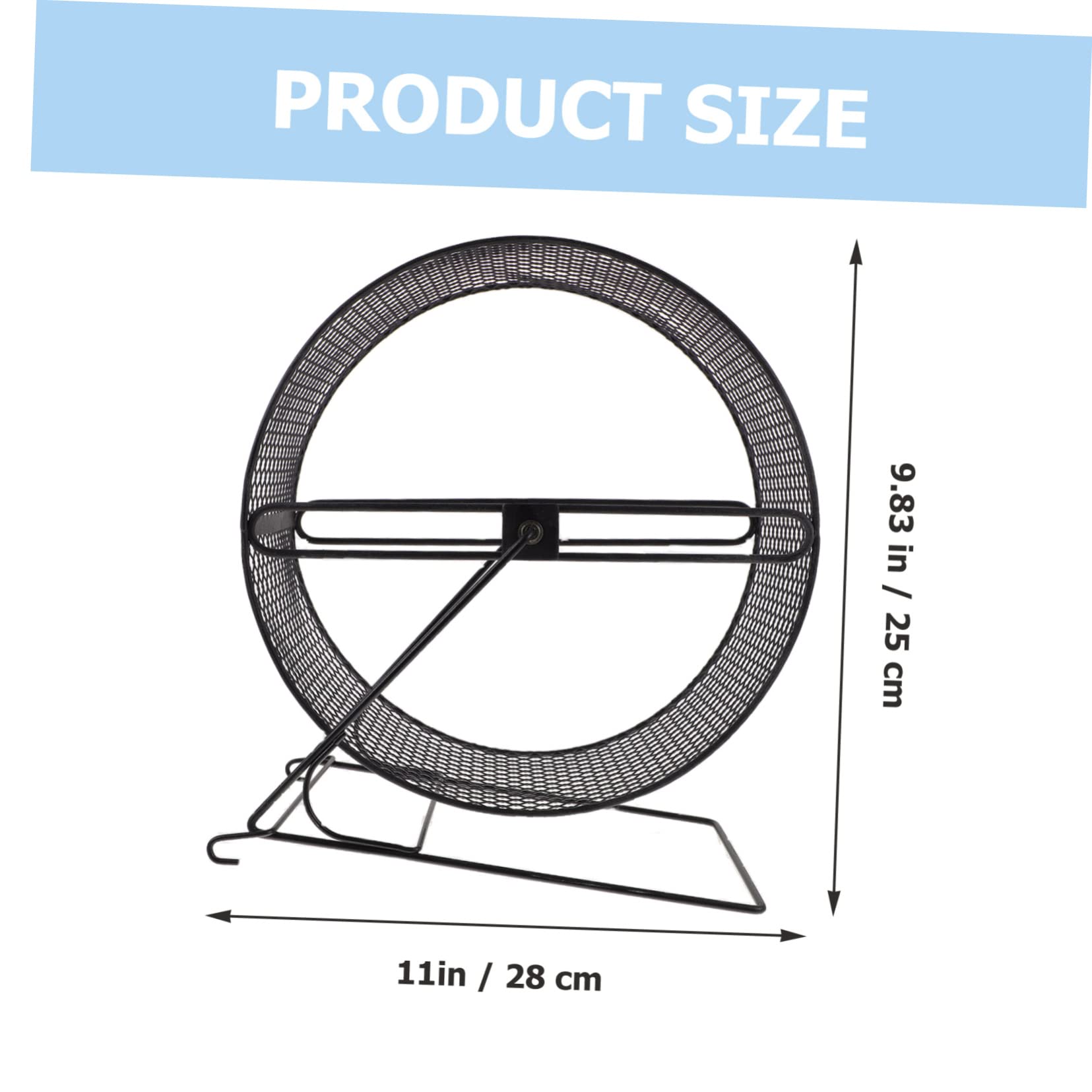 TOGEVAL Chinchilla Wheel Large Silent Running Wheel for Hamster Dwarf Hamster Toy Exercise Roller for Small Pet